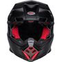 BELL Moto-10 Spherical Helmet Satin/Gloss Black/Red