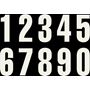 KTM/HQV STARTNUMBER 13 cm Tall, 3 pieces each, WHITE or BLACK, Välj färg och siffra