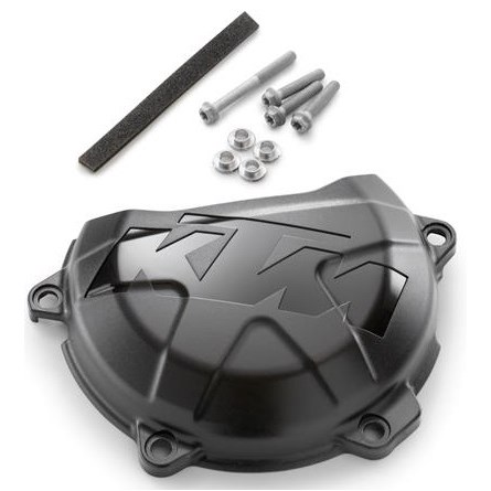 CLUTCH COVER PROTECTION BLACK, KTM SX-F 450 16-22, EXC-F 450/500 17-19