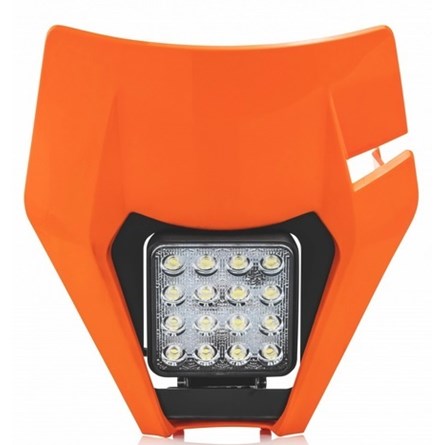 ACERBIS VSL Headlight Mask Enduro Orange, KTM EXC/EXC-F 150-501 20-22