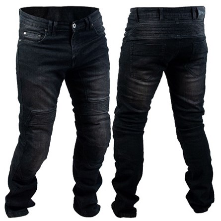 TIMELESS Rascal Kevlar Jeans, Svart Stretch CE