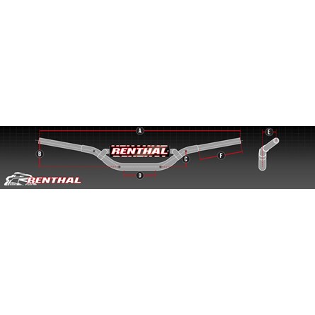 Renthal Twinwall 994 Factory KTM/HVA Racer Svart