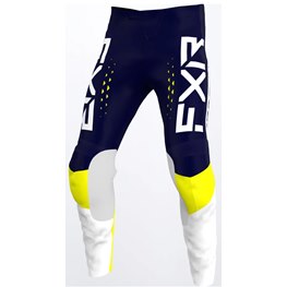 FXR Youth Clutch PRO MX Pant Midnight/White/Yellow