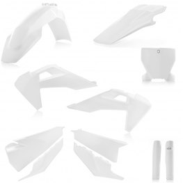 Acerbis Full Plastic Kit White, HQV TC/FC 125-450 19-22