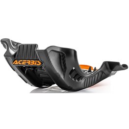 ACERBIS Skid Plate BLACK/ORANGE, KTM SX-F 250/350 19-22, HQV FC 250/350 19-22