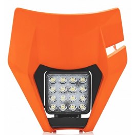 ACERBIS VSL Headlight Mask Enduro Orange, KTM EXC/EXC-F 150-501 20-22