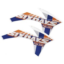 SPOILER KIT SD FINLAND WITH DECAL, KTM SX 11-12, EXC 12-13