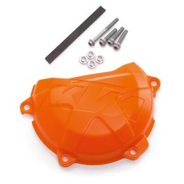 CLUTCH COVER PROTECTION ELECTRONIC ORANGE, KTM SX-F 450 16-22, EXC-F 450/500 17-19
