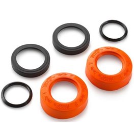 FACTORY FRONT WHEEL BEARING PROTECTION CAP KIT, KTM EXC/EXC-F 16-22, XC-W 125 17-19