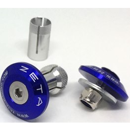 ZETA BarEnd Plug Swivel 29mm Blue, 2-Pack