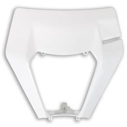 UFO Headlight Shield Enduro White, KTM EXC/EXC-F 17-19