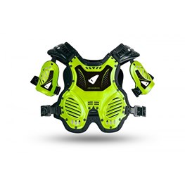 UFO Shockwave Youth Chest Protector, Neon Yellow 4-8 år