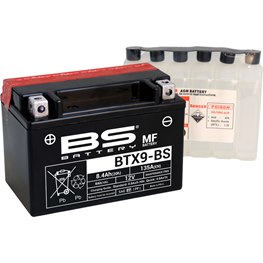BS Batteri BTX9-BS MF (cp) Mainteance Free