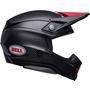 BELL Moto-10 Spherical Helmet Satin/Gloss Black/Red